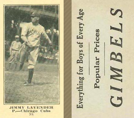 1916 Gimbels Jack Lapp #98 Baseball Card