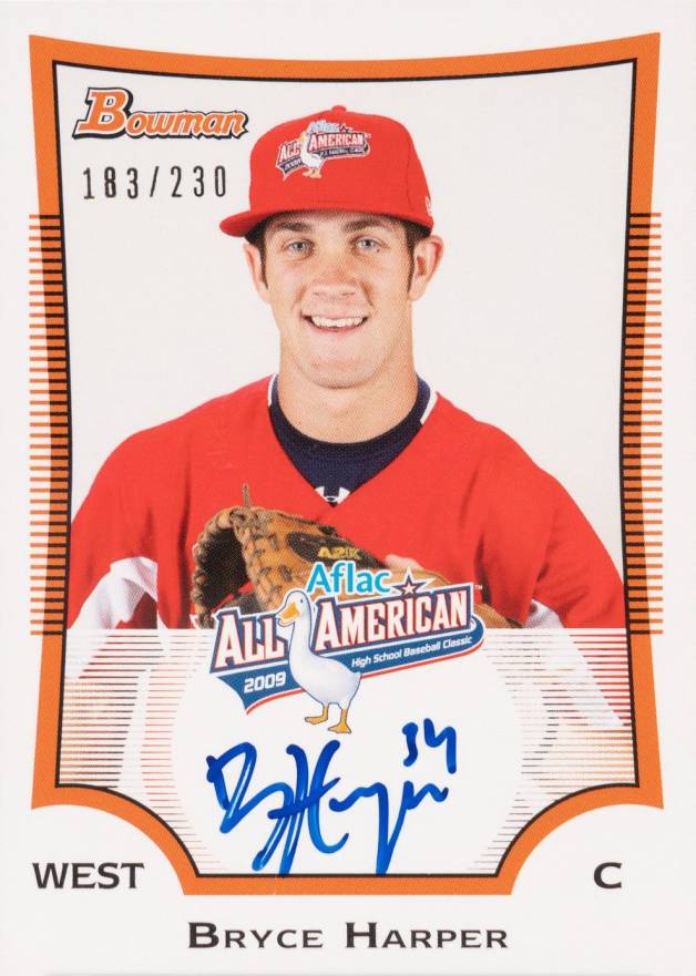 2010 Bowman AFLAC All-American Bryce Harper #BH Baseball Card