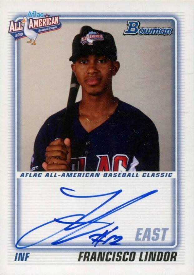 2010 Bowman AFLAC All-American Francisco Lindor #FL Baseball Card