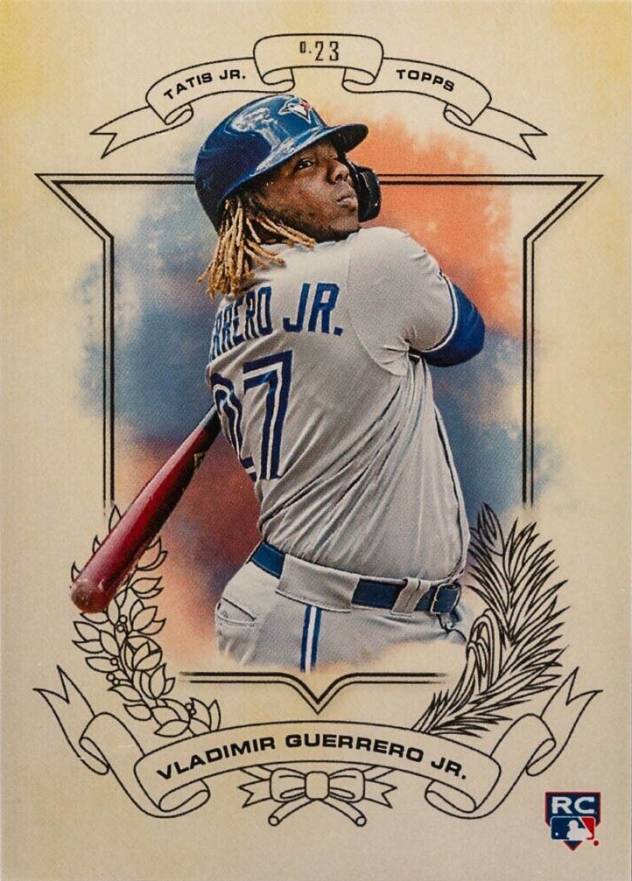 2019 Topps X Tatis Jr. 0.23 Icons of the Dominican Republic  Vladimir Guerrero Jr. #D5 Baseball Card