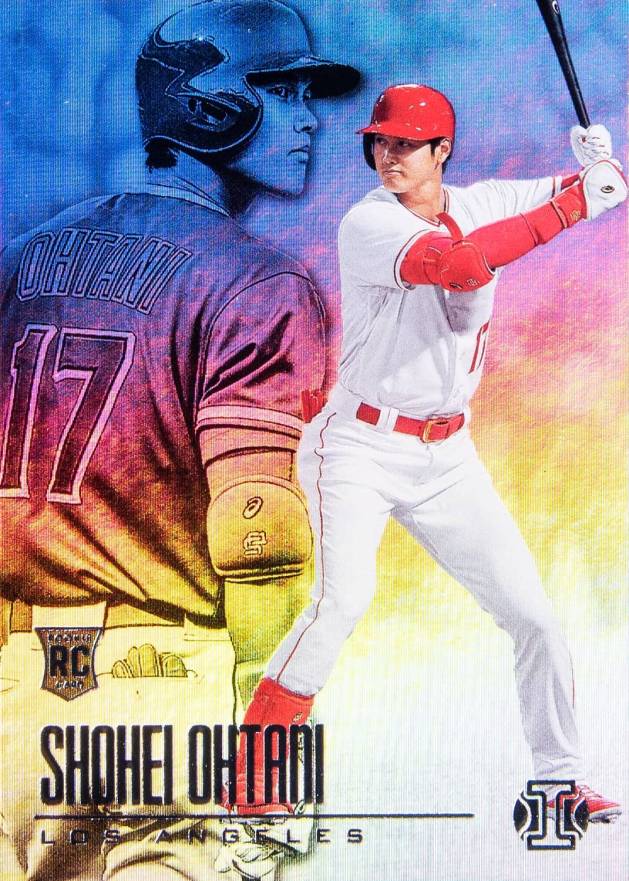 2018 Panini Chronicles Illusions Shohei Ohtani #12 Baseball Card