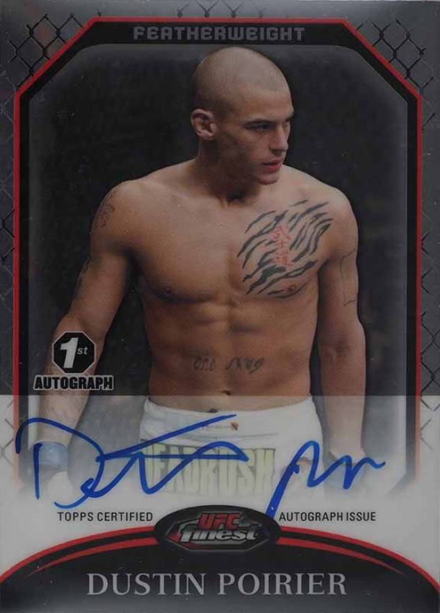 2011 Finest UFC Autograph Dustin Poirier #ADP Other Sports Card