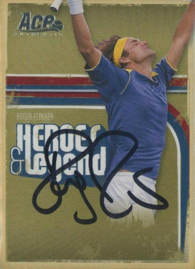 2006 Ace Authentic Heroes & Legends Roger Federer #21 Other Sports Card
