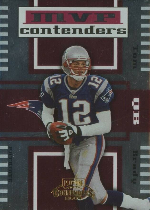 2004 Playoff Contenders MVP Contenders Tom Brady #MC14 Football Card
