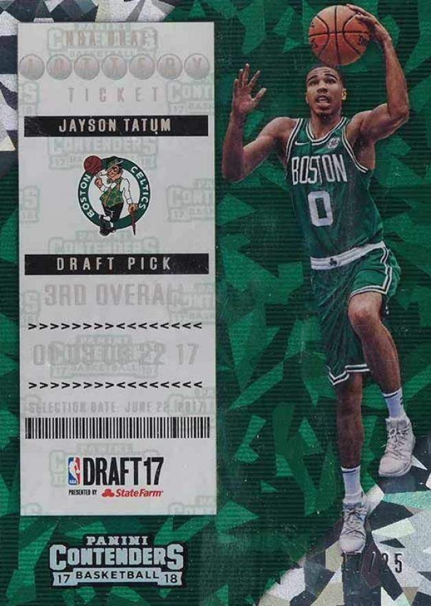 2017 Panini Contenders Lottery Ticket Jayson Tatum #3 Basketball Card