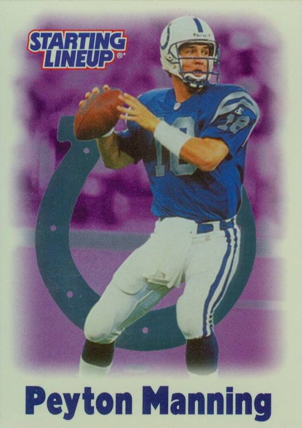 2000 Kenner Starting Lineup Peyton Manning # Football Card