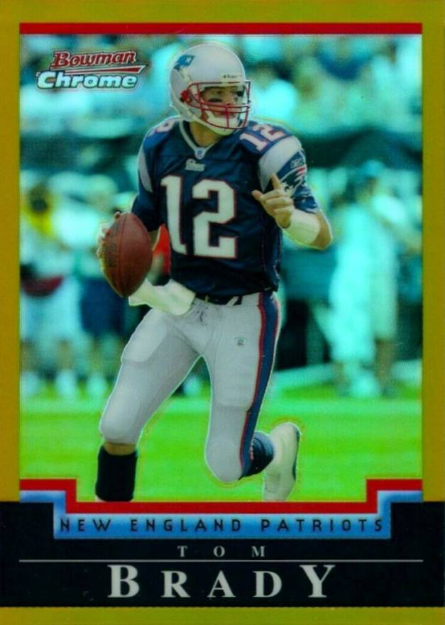 2004 Bowman Chrome Tom Brady #106	   Football Card