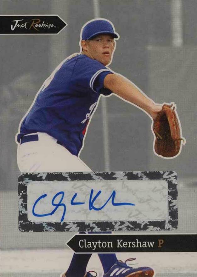 2006 Just Rookies Autograph Clayton Kershaw #JR-23 Baseball Card