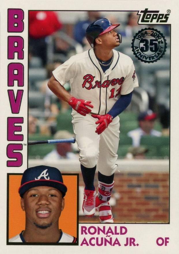 2019 Topps 1984 Topps Baseball Ronald Acuna Jr. #T84-19 Baseball Card