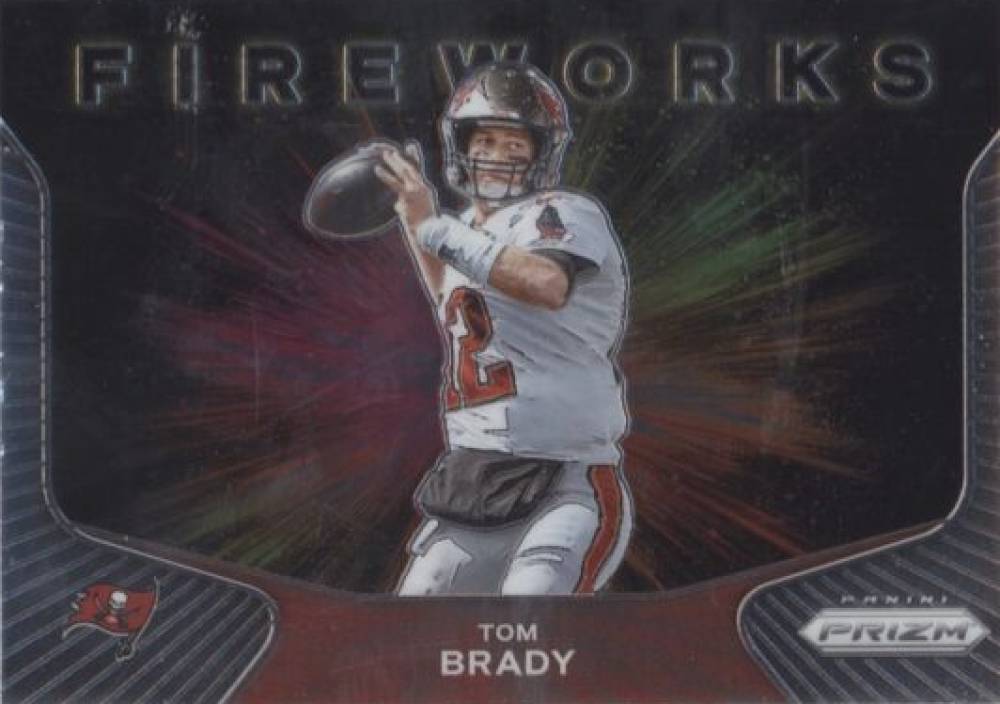 2020 Panini Prizm Fireworks Tom Brady #19 Football Card