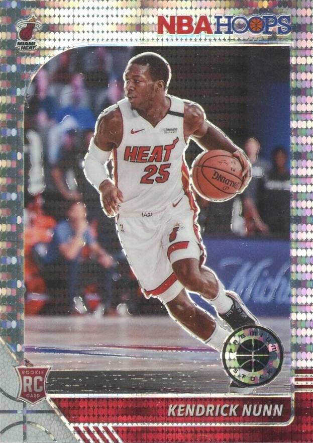 2019 Panini Hoops Premium Stock Kendrick Nunn #250 Basketball Card
