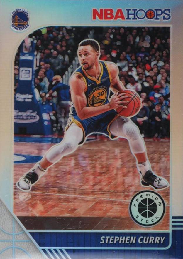 2019 Panini Hoops Premium Stock Stephen Curry #59 Basketball Card
