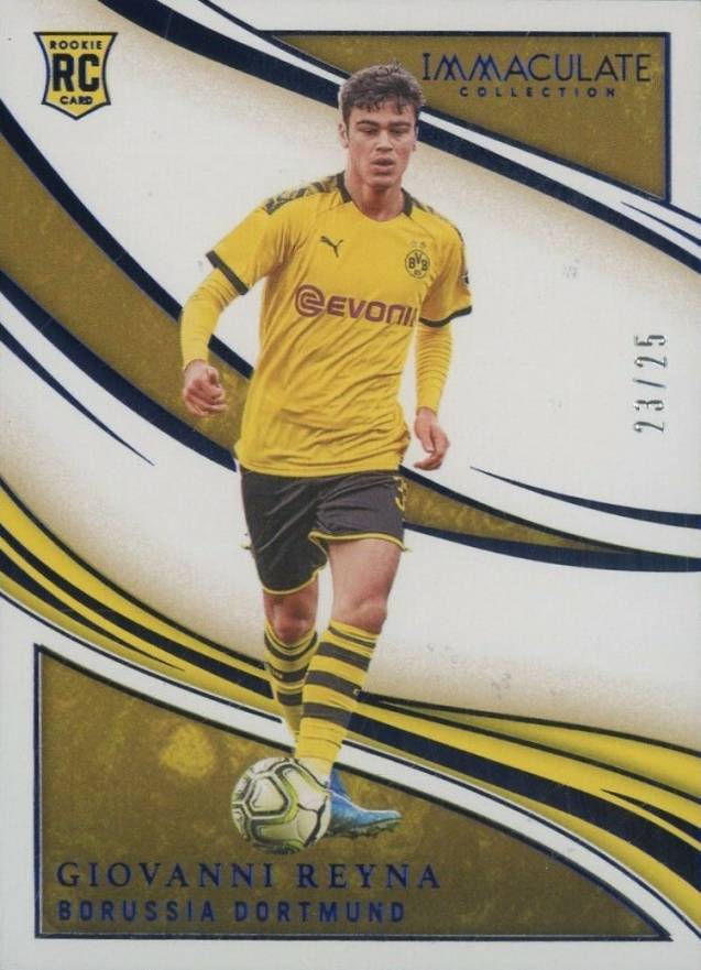 2020 Panini Immaculate Collection Giovanni Reyna #94 Soccer Card