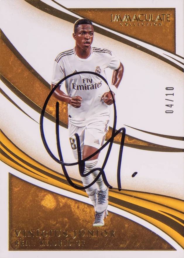 2020 Panini Immaculate Collection Vinicius Junior #62 Soccer Card