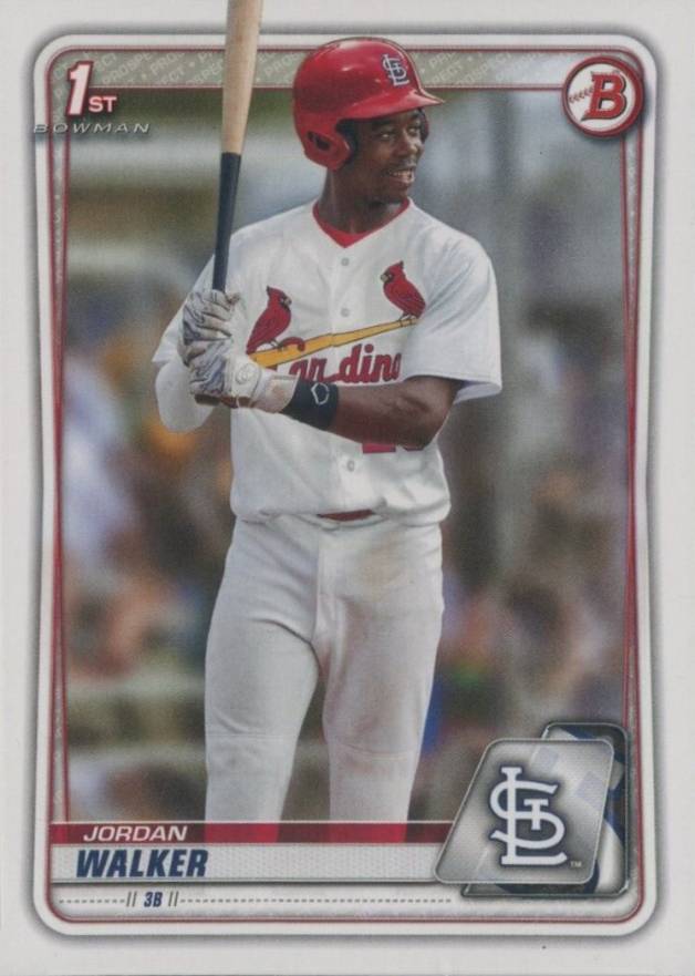 2021 Bowman Prospects #BP-146 Jordan Walker St. Louis Cardinals MLB  Baseball Card NM-MT
