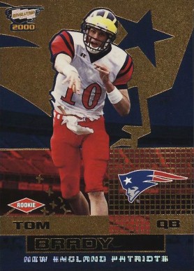 2000 Pacific Revolution Tom Brady #128 Football Card