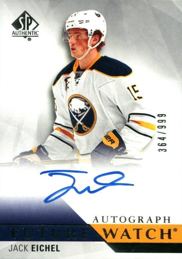 2018 SP Authentic 2015-16 SP Authentic Update Jack Eichel #191 Hockey Card
