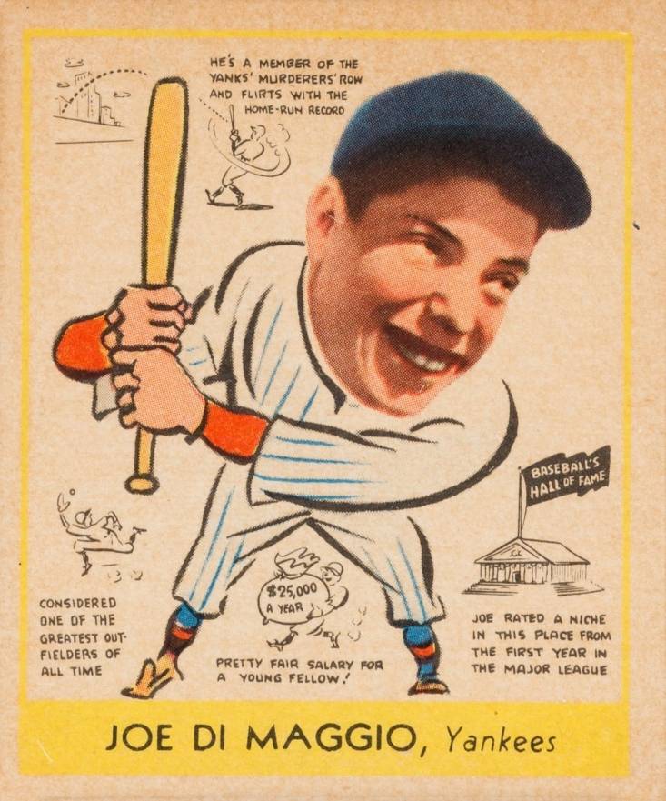 1938 Goudey  Joe DiMaggio #274 Baseball Card