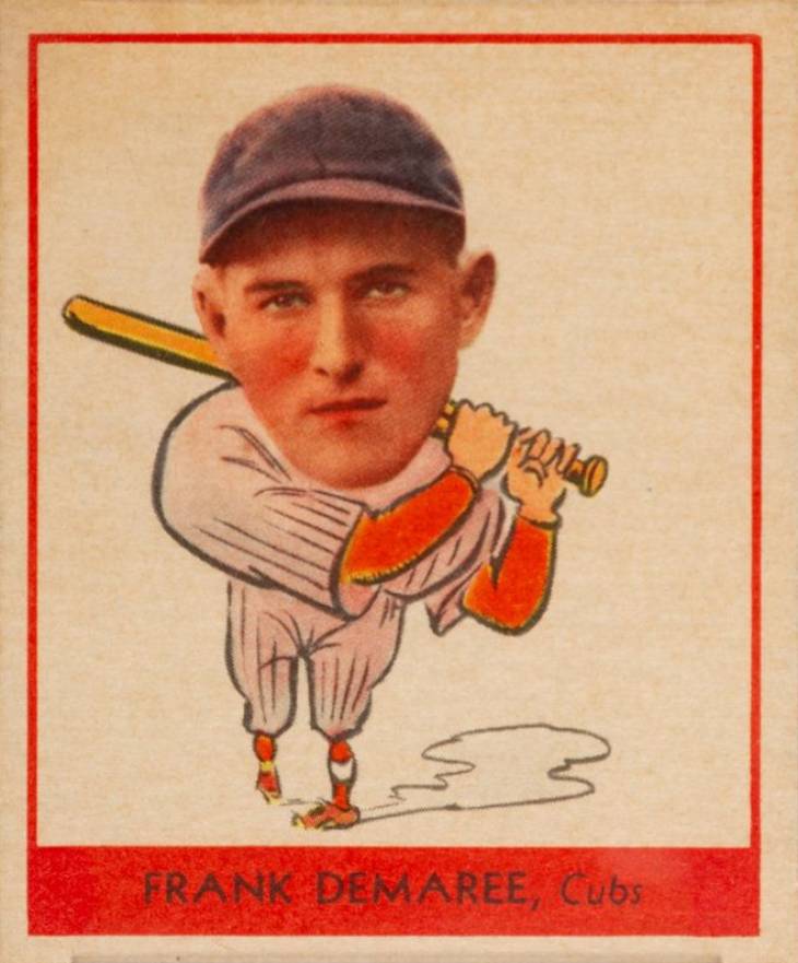 1938 Goudey Heads-Up Frank DeMaree #244 Baseball Card