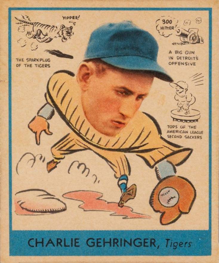 1938 Goudey Heads-Up Charlie Gehringer #265 Baseball Card