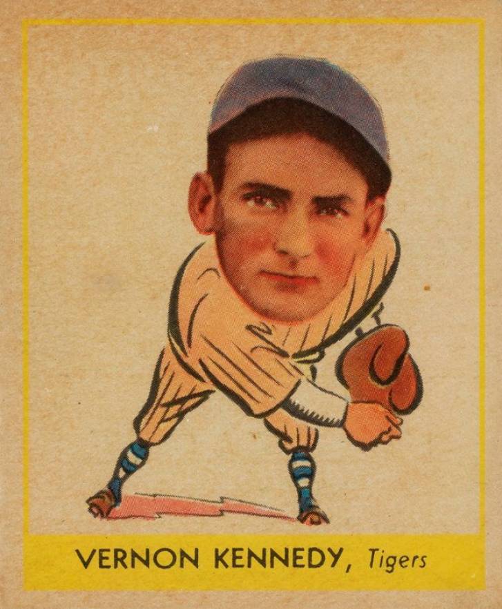 1938 Goudey Heads-Up Vernon Kennedy #256 Baseball Card