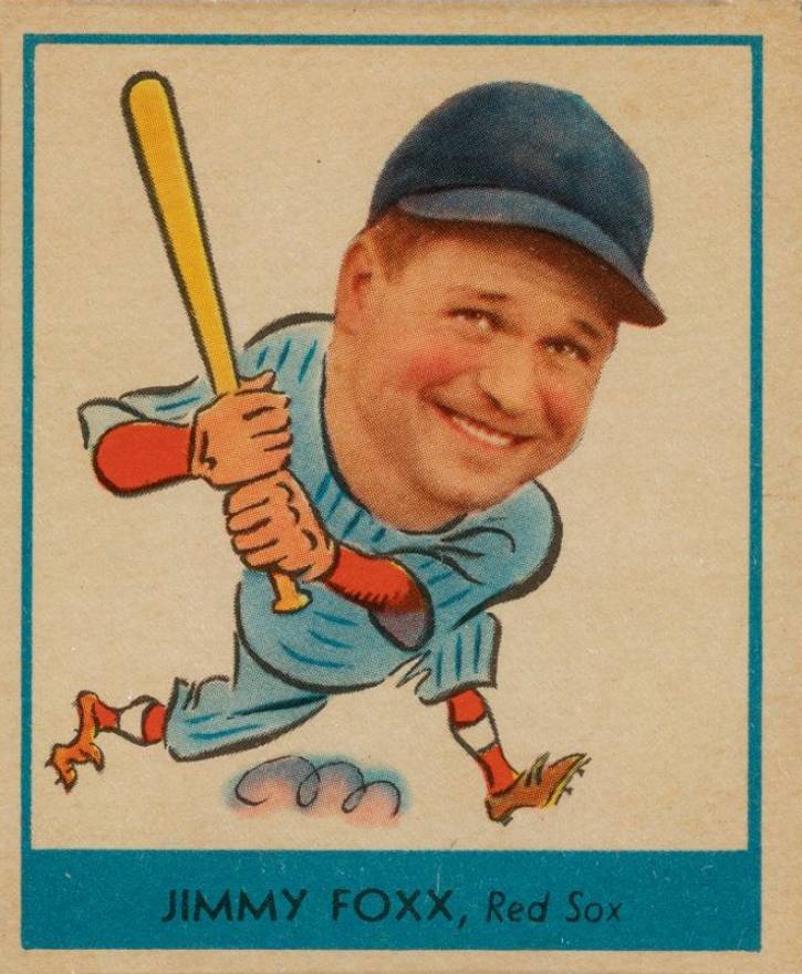 1938 Goudey Heads-Up JIMMY FOX, Red Sox #249 Baseball Card