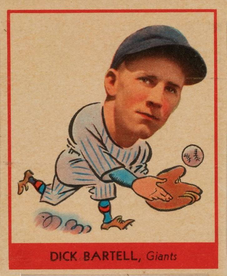 1938 Goudey Heads-Up Dick Bartell #248 Baseball Card
