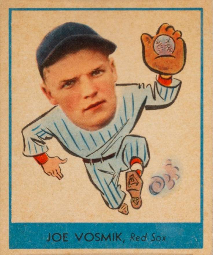 1938 Goudey Heads-Up JOE VOSMIK, Red Sox #247 Baseball Card