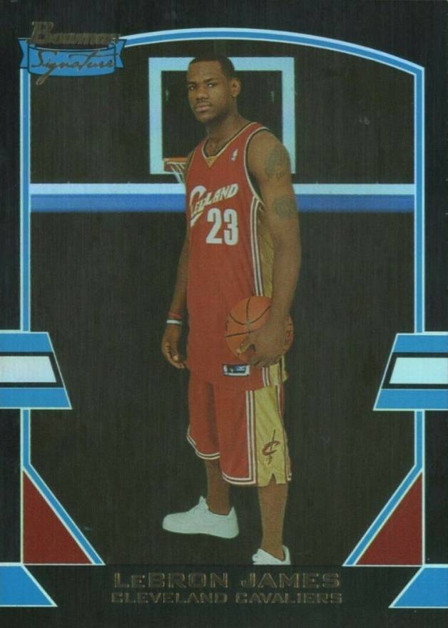 2003 Bowman Signature LeBron James #56 Basketball Card