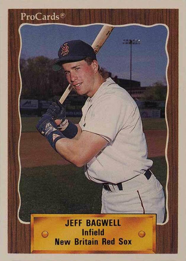 1990 Procards New Britain Red Sox Jeff Bagwell #1324 Baseball Card