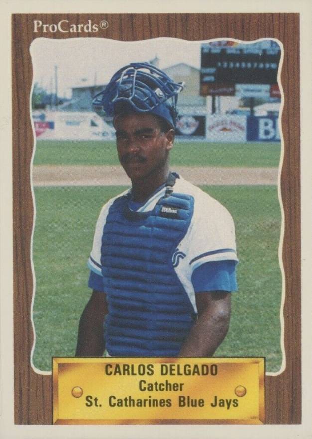 1990 Procards St. Catharine's Blue Jays Carlos Delgado #3454 Baseball Card