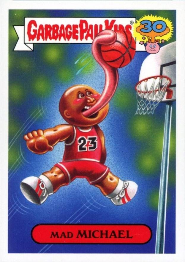 2015 Topps Garbage Pail Kids 30th Anniversary '80's Spoof Mad Michael #7a Non-Sports Card