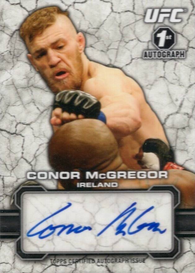 2013 Topps UFC Bloodlines Fighter Autographs Conor McGregor #CM Other Sports Card