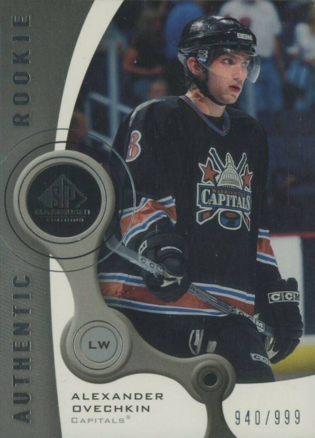 2005 SP Game-Used Alexander Ovechkin #111 Hockey Card