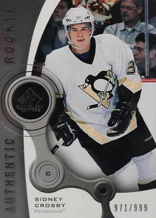 2005 SP Game-Used Sidney Crosby #101 Hockey Card
