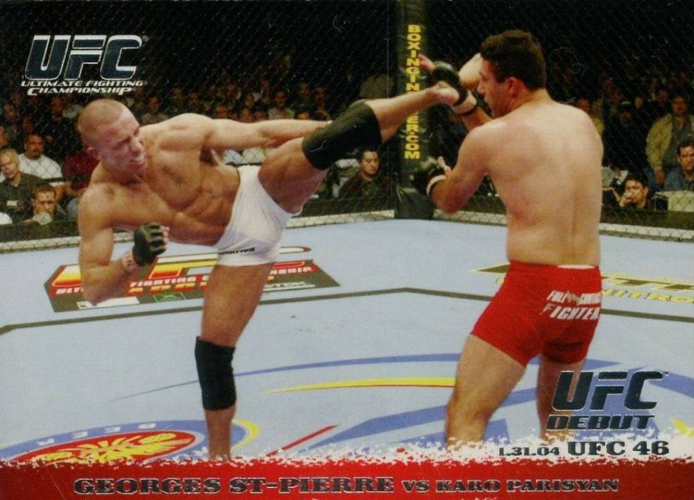 2009 Topps UFC Round 1 Georges St. Pierre/Karo Parisyan #17 Other Sports Card