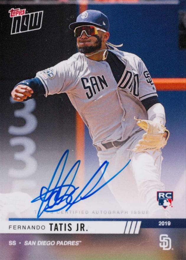 2019 Topps Now Platinum Member-Autograph Fernando Tatis Jr. # Baseball Card