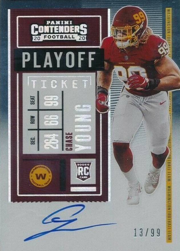 2020 Panini Contenders Chase Young #102 Football Card