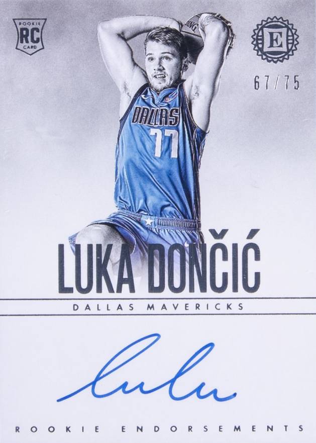 2018 Panini Encased Luka Doncic #108 Basketball Card