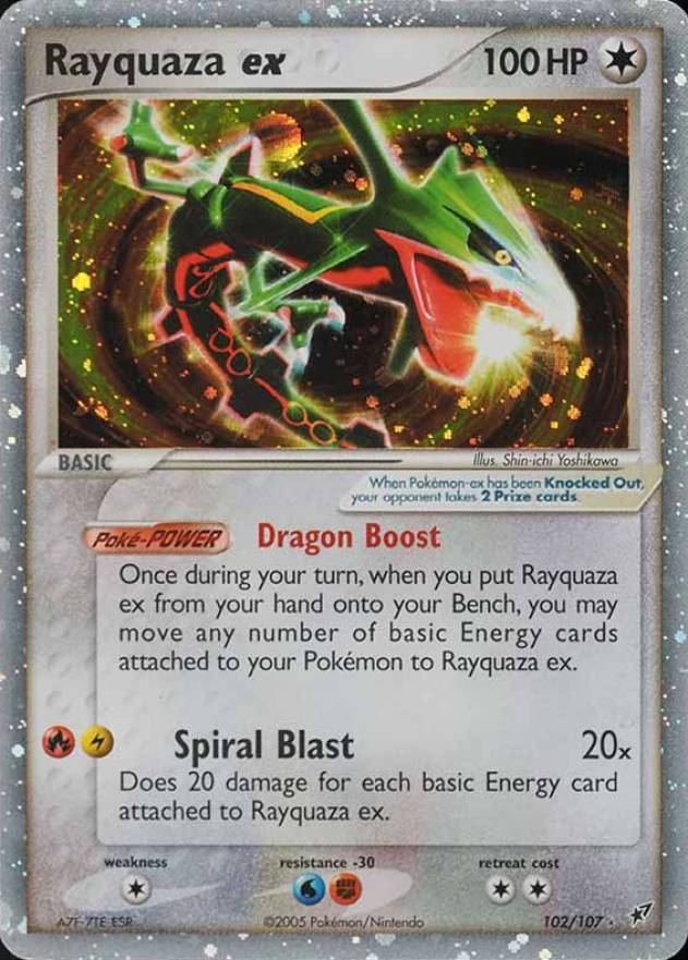 Shiny Rayquaza EX XY69 Ultra Rare Pokémon Black Star Promo - PL