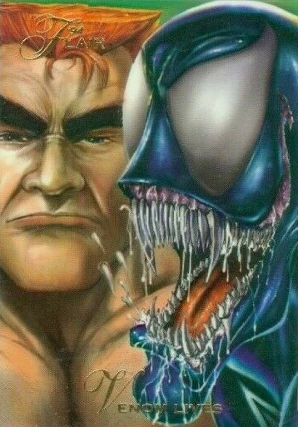 1994 Marvel Universe '94 Flair Venom Lives # Non-Sports Card