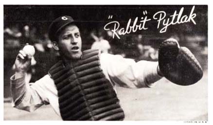 1936 Goudey Premiums-Type 1 (Wide Pen) "Rabbit" Pytlak # Baseball Card