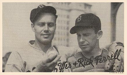 1936 Goudey Premiums-Type 1 (Wide Pen) Ferrell/Ferrell # Baseball Card