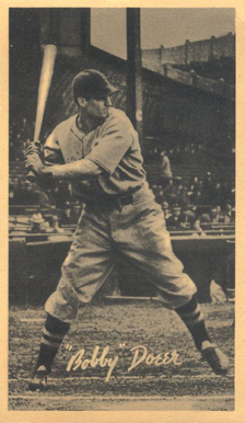 1936 Goudey Premiums-Type 1 (Wide Pen) "Bobby" Doeer # Baseball Card