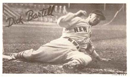 1936 Goudey Premiums-Type 1 (Wide Pen) Dick Bartell # Baseball Card