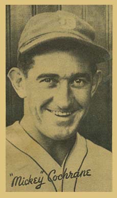 1936 Goudey Premiums-Type 1 (Wide Pen) "Mickey" Cochrane # Baseball Card
