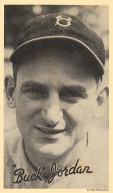 1936 Goudey Premiums-Type 1 (Wide Pen) "Buck" Jordan # Baseball Card