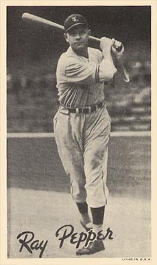 1936 Goudey Premiums-Type 1 (Wide Pen) Ray Pepper # Baseball Card