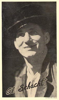 1936 Goudey Premiums-Type 1 (Wide Pen) Al Schacht # Baseball Card