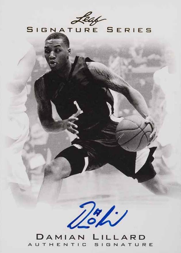 2012 Leaf Signature Series Damian Lillard #DL1 Basketball Card